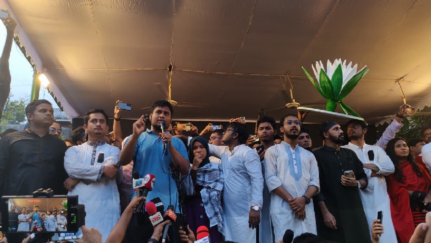 আওয়ামী লীগের সঙ্গে সখ্যতা মেনে নেব না : হাসনাত আবদুল্লাহ